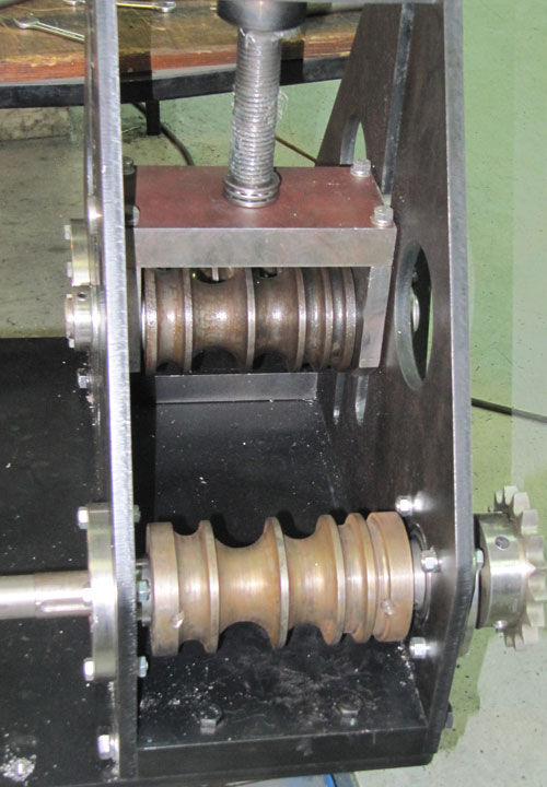 ролики стальные многоручьевые для круглой стальной трубы